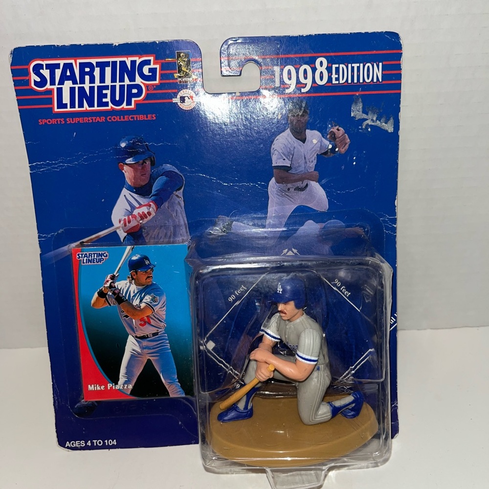 Starting Lineup Mike Piazza Figure with Card 1998 Edition